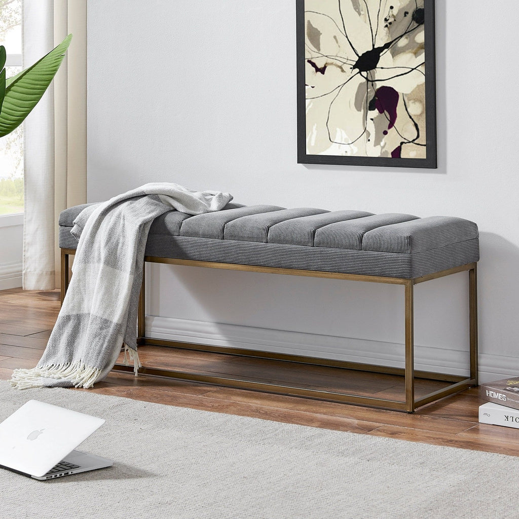 New Pacific Direct Darius KD Fabric Bench -  1600082-570