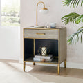 New Pacific Direct Arista Faux Shagreen Side/ End Table  - 1600088
