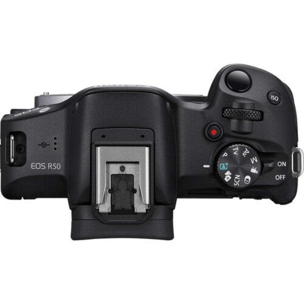 Canon EOS R50 w/ 18-45mm & 55-210mm - Black - 1365749
