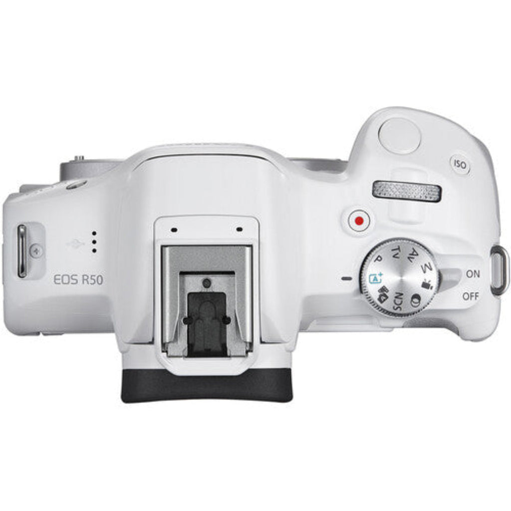 Canon EOS R50 w/ 18-45mm - White - 1365751
