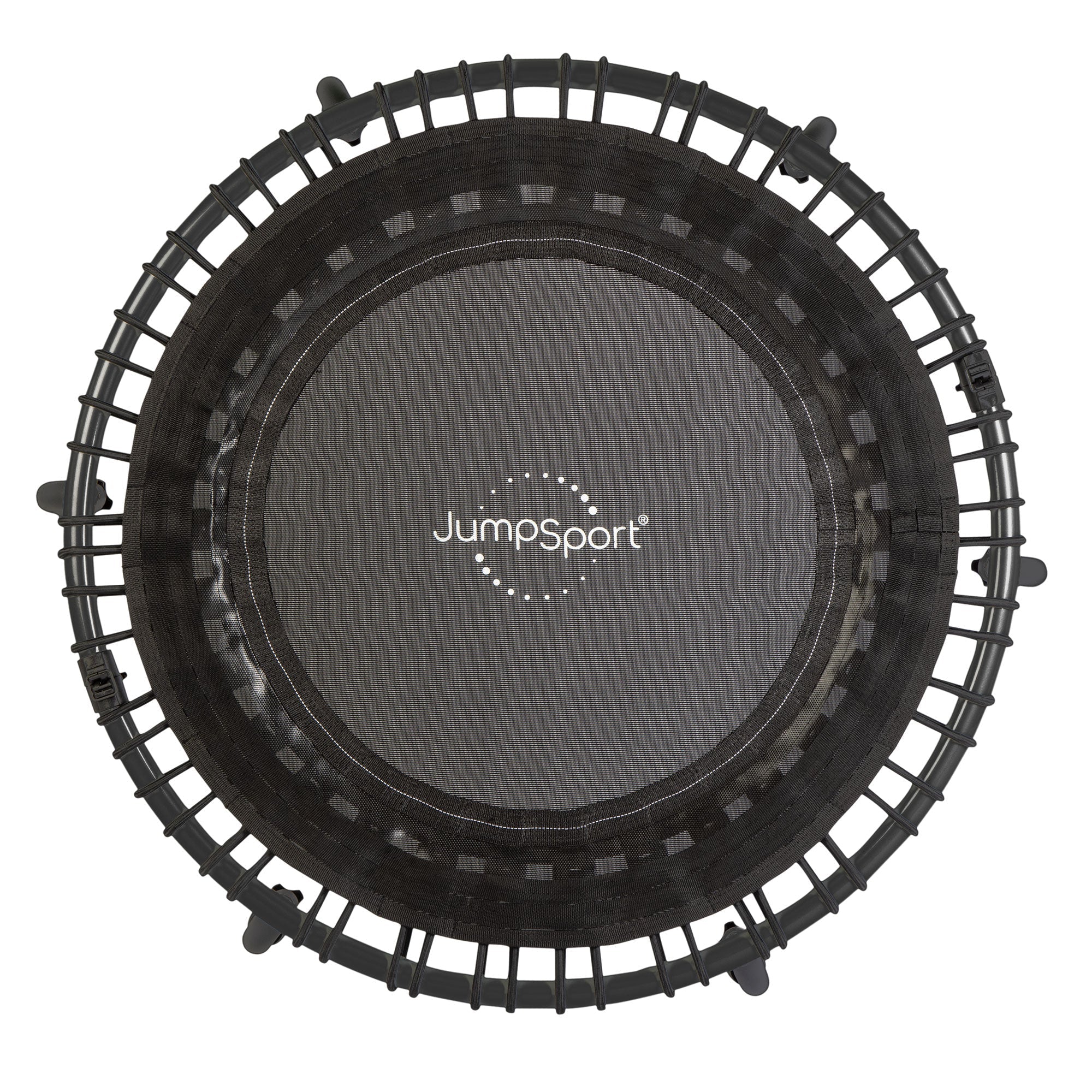Disc-O-Bed JumpSport 350f Indoor Lightweight 39-Inch Folding Fitness Trampoline, Black - 168414