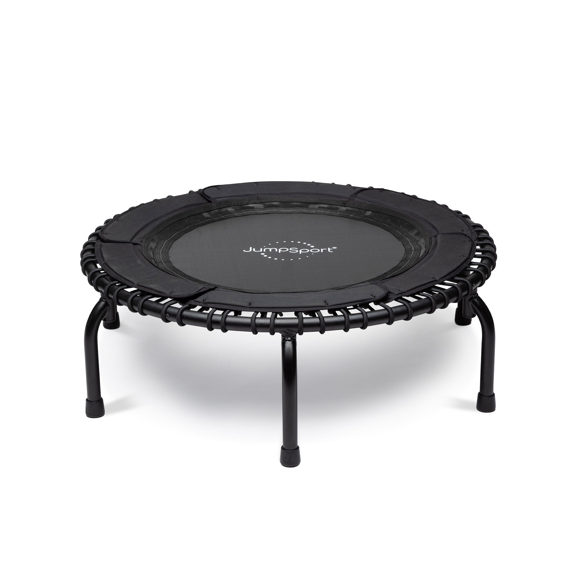 Disc-O-Bed JumpSport 370 Home Gym 39" Heavy Duty Fitness Trampoline with 4-In-1 DVD, Black - 168416