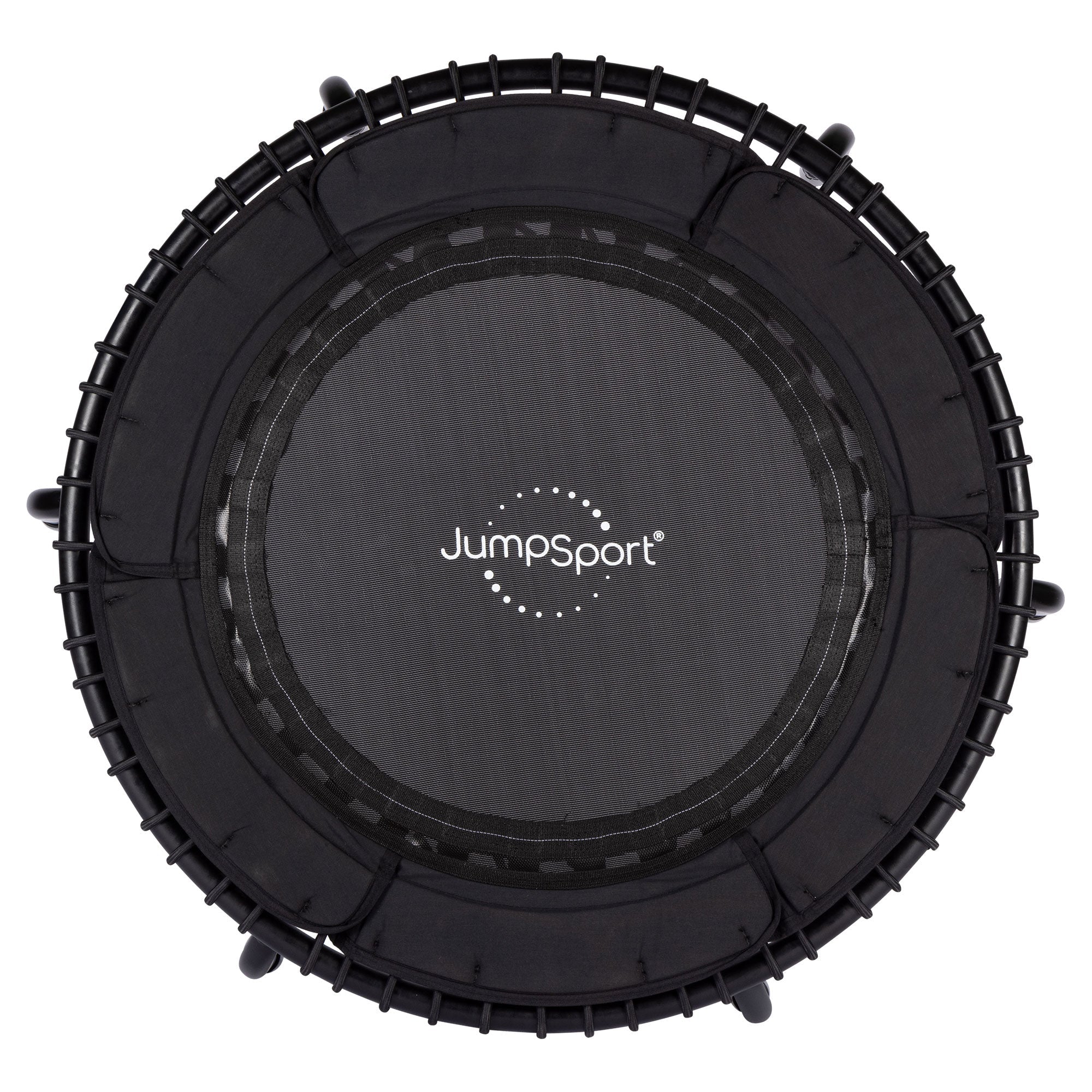 Disc-O-Bed JumpSport 370 PRO Indoor Heavy Duty Lightweight 39 In Fitness Trampoline, Black - 168418