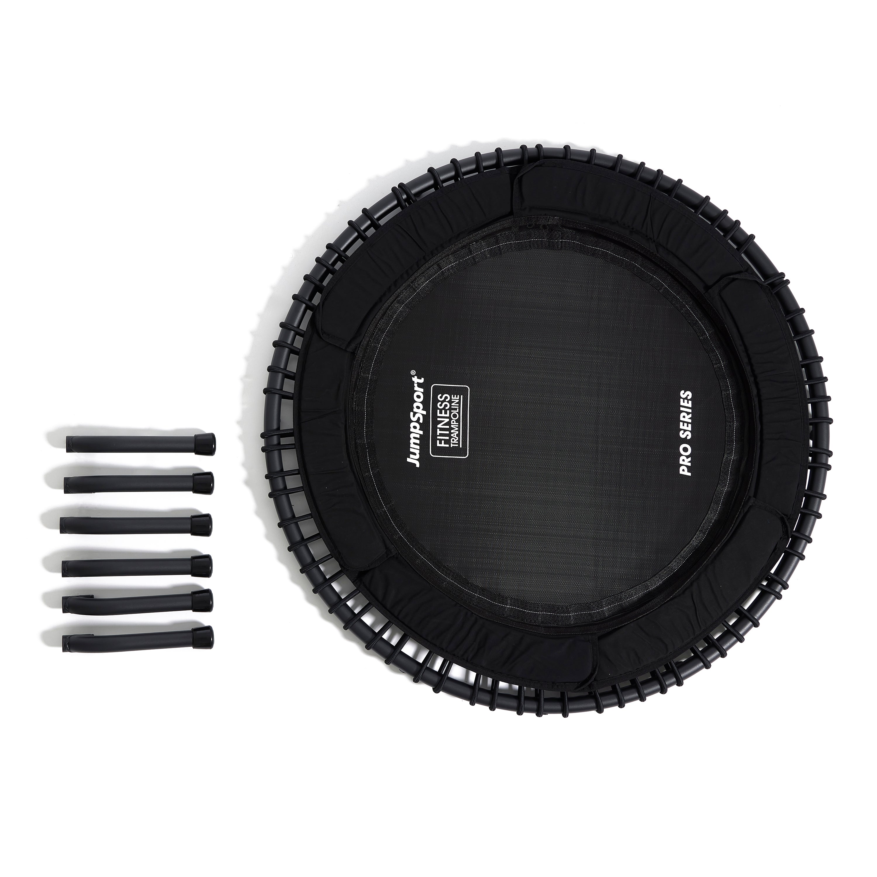 Disc-O-Bed JumpSport 570 PRO Indoor Durable Lightweight 44-Inch Fitness Trampoline, Black - 168420