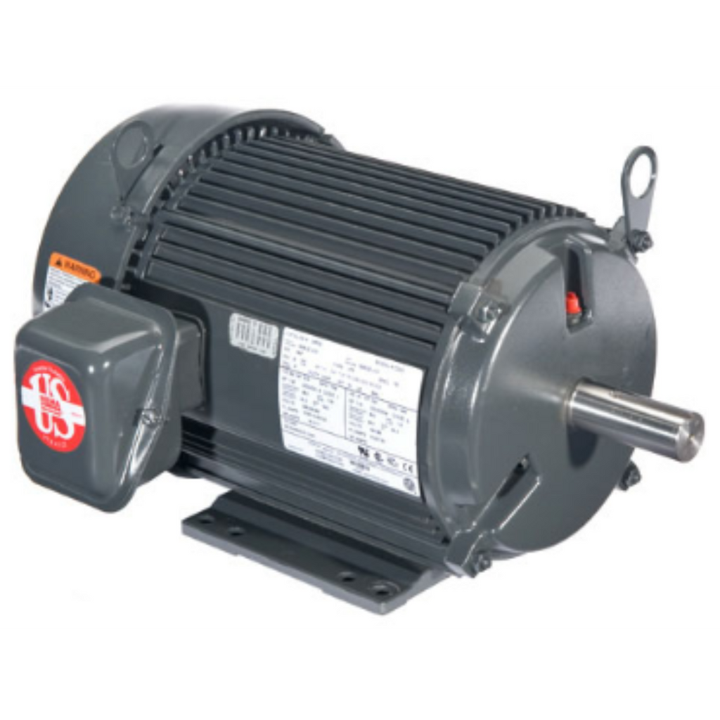 U.S. Motors U7P3D General Purpose Three Phase TEFC, Unimount NEMA Premium Efficient - IE3 Motor - U7P3D