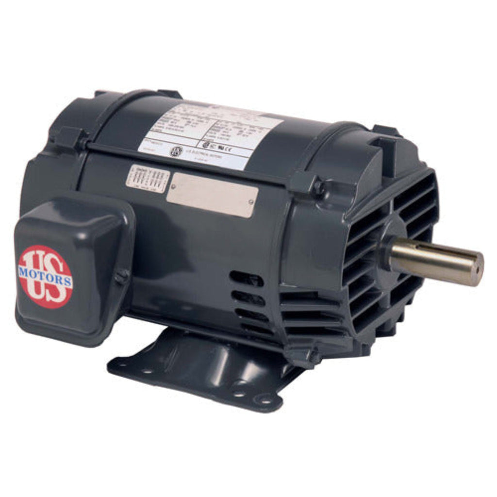 U.S. Motors D40V2B Inverter Vector Duty Three Phase ODP Horizontal - Footed Motor - D40V2B