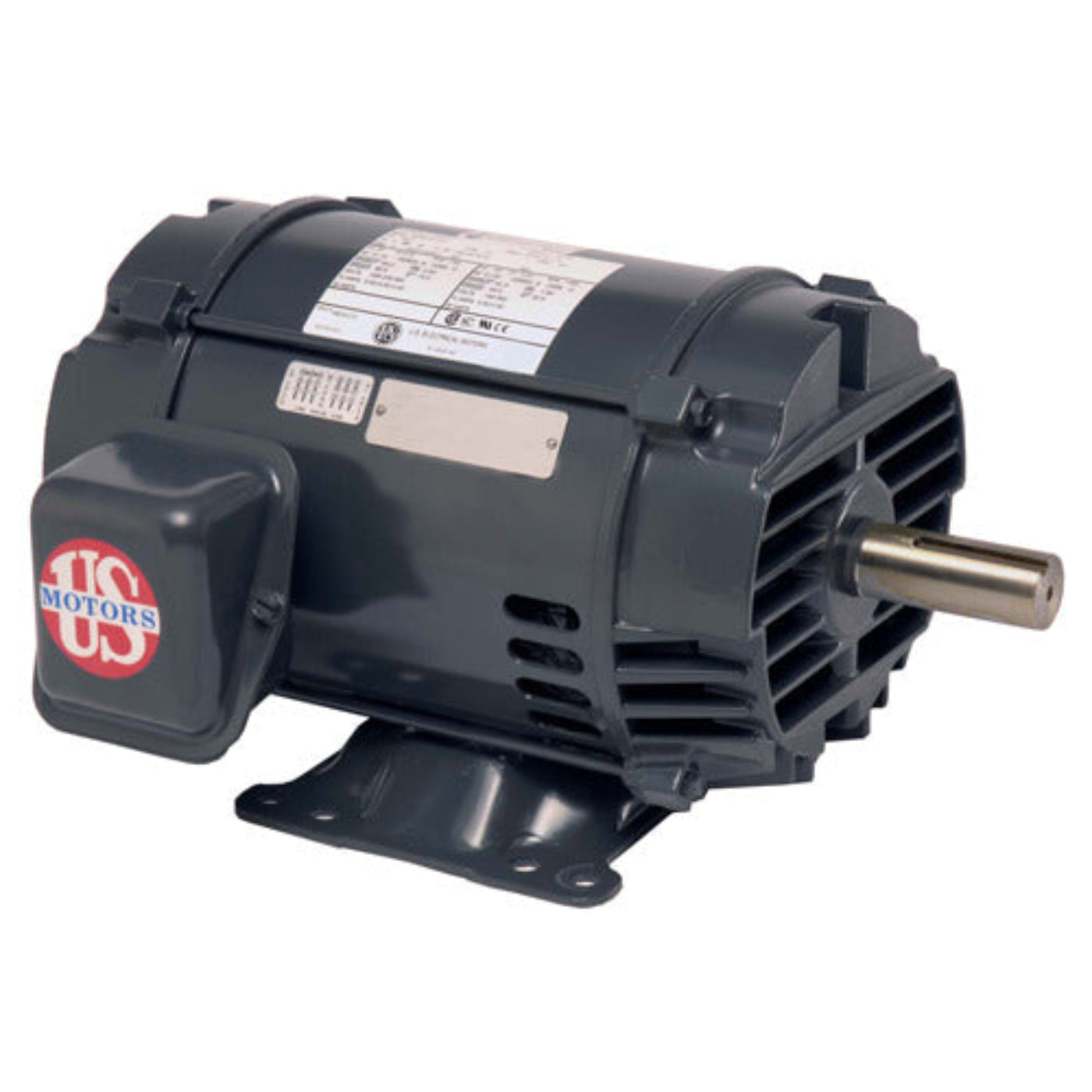 U.S. Motors D50P2DS General Purpose Three Phase ODP Horizontal - Footed Motor - D50P2DS