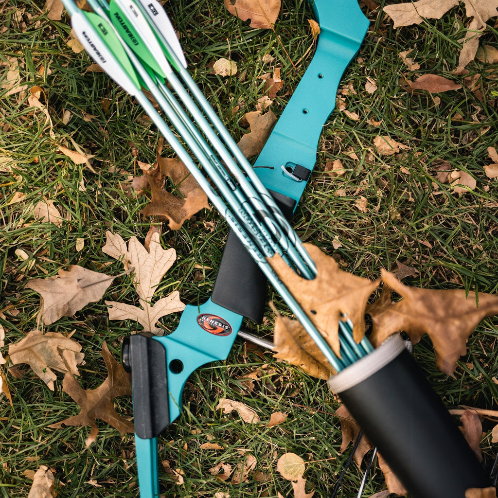 Genesis Archery Compound Bow Adjustable Sizing for Right Handed, Blue (3 Pack) - 323635