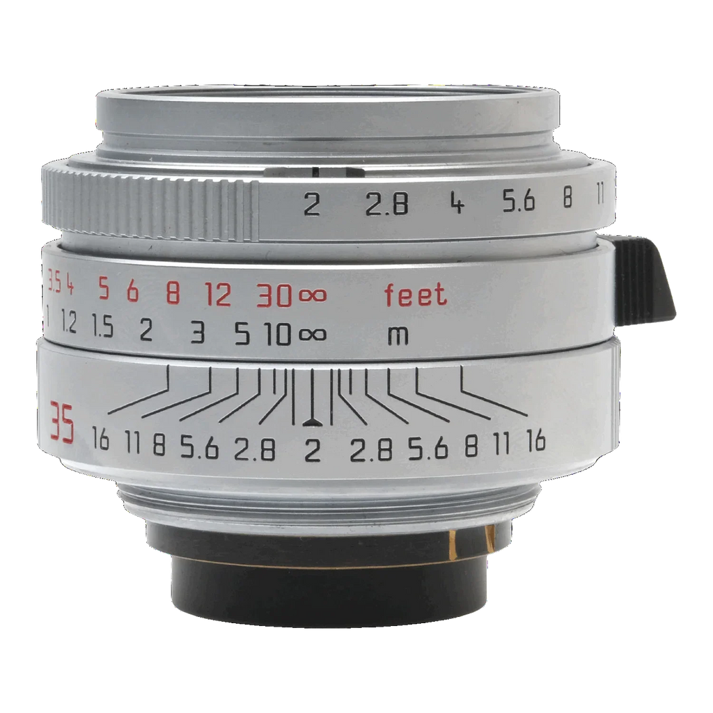 Leica 35mm f2 Summicron Asph Silver, Boxed 3878839