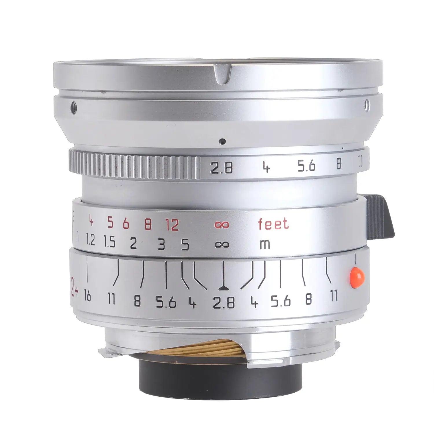 Leica 24mm f2.8 Elmarit-M Silver, Boxed 3871798