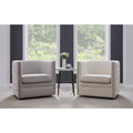 New Pacific Direct Leslie Fabric Swivel Tufted Chair - 900148-276