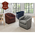 New Pacific Direct Walsh Top Grain Leather Swivel Chair -  1900153-426