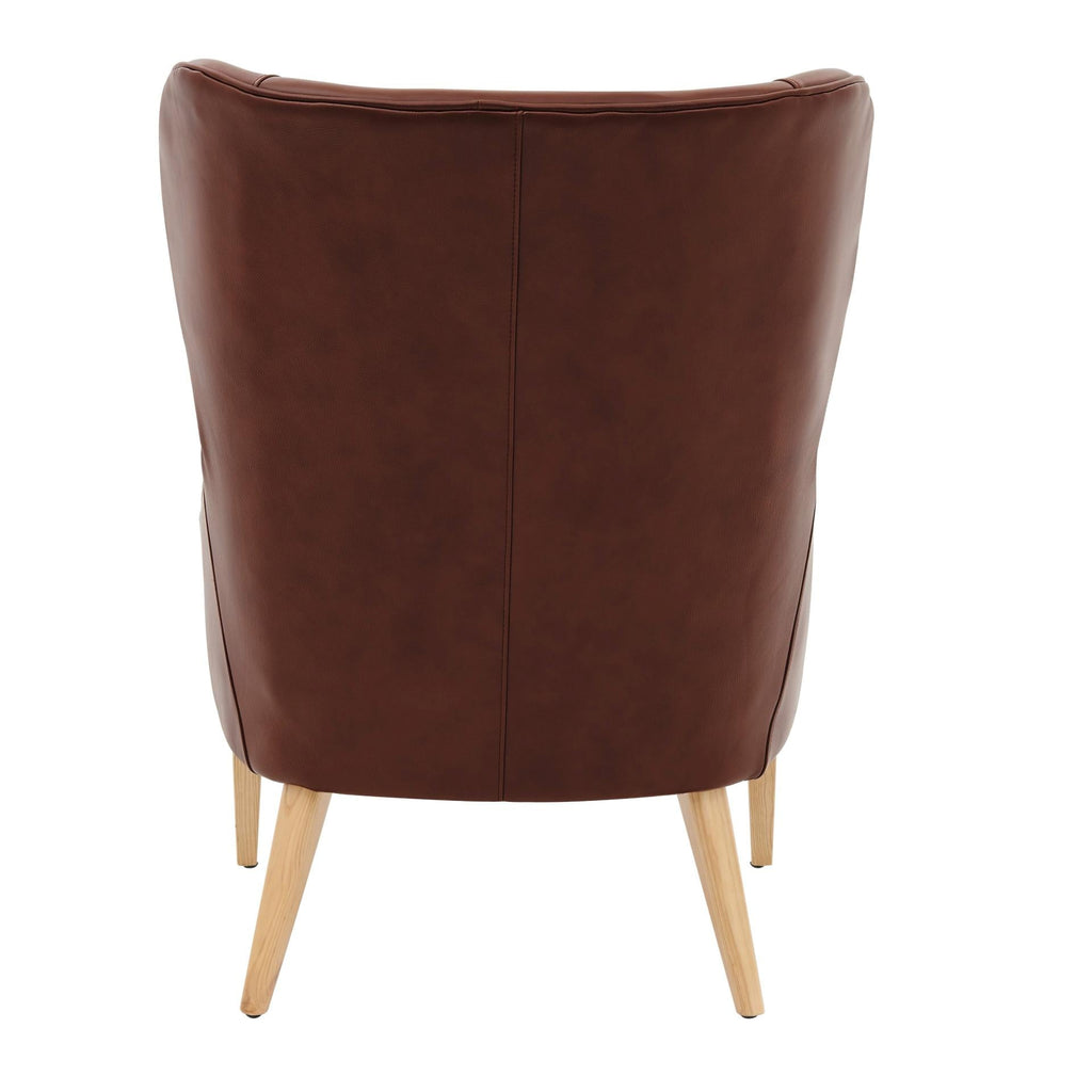New Pacific Direct Bjorn Top Grain Leather Accent Chair  - 1900155-426