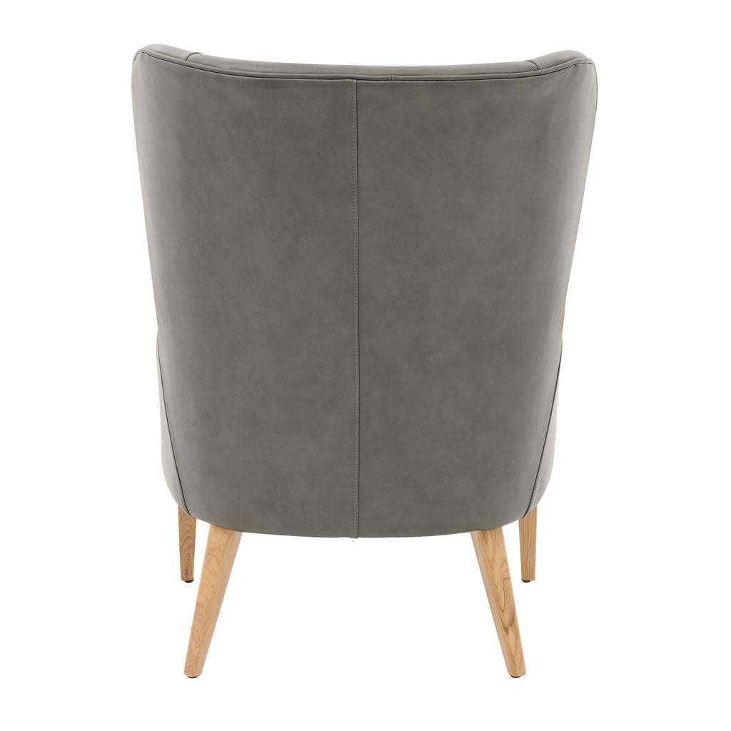 New Pacific Direct Bjorn Top Grain Leather Accent Chair -  1900155-428