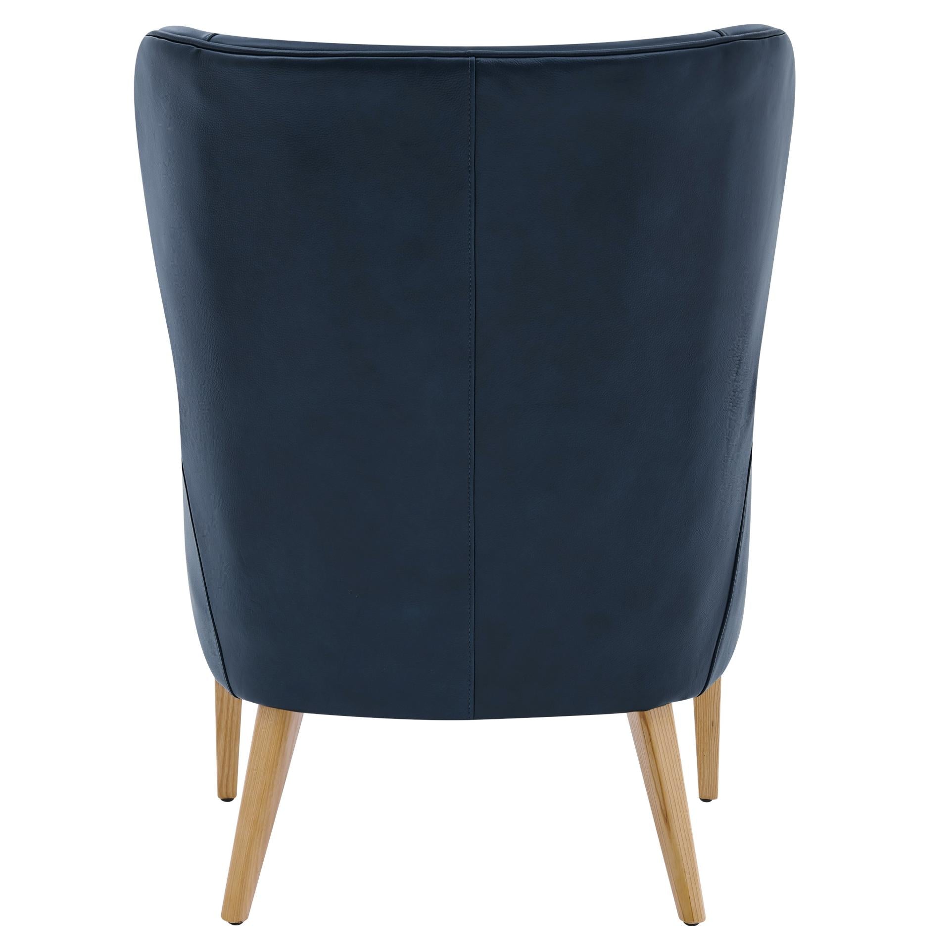 New Pacific Direct Bjorn Top Grain Leather Accent Chair -  1900155-429