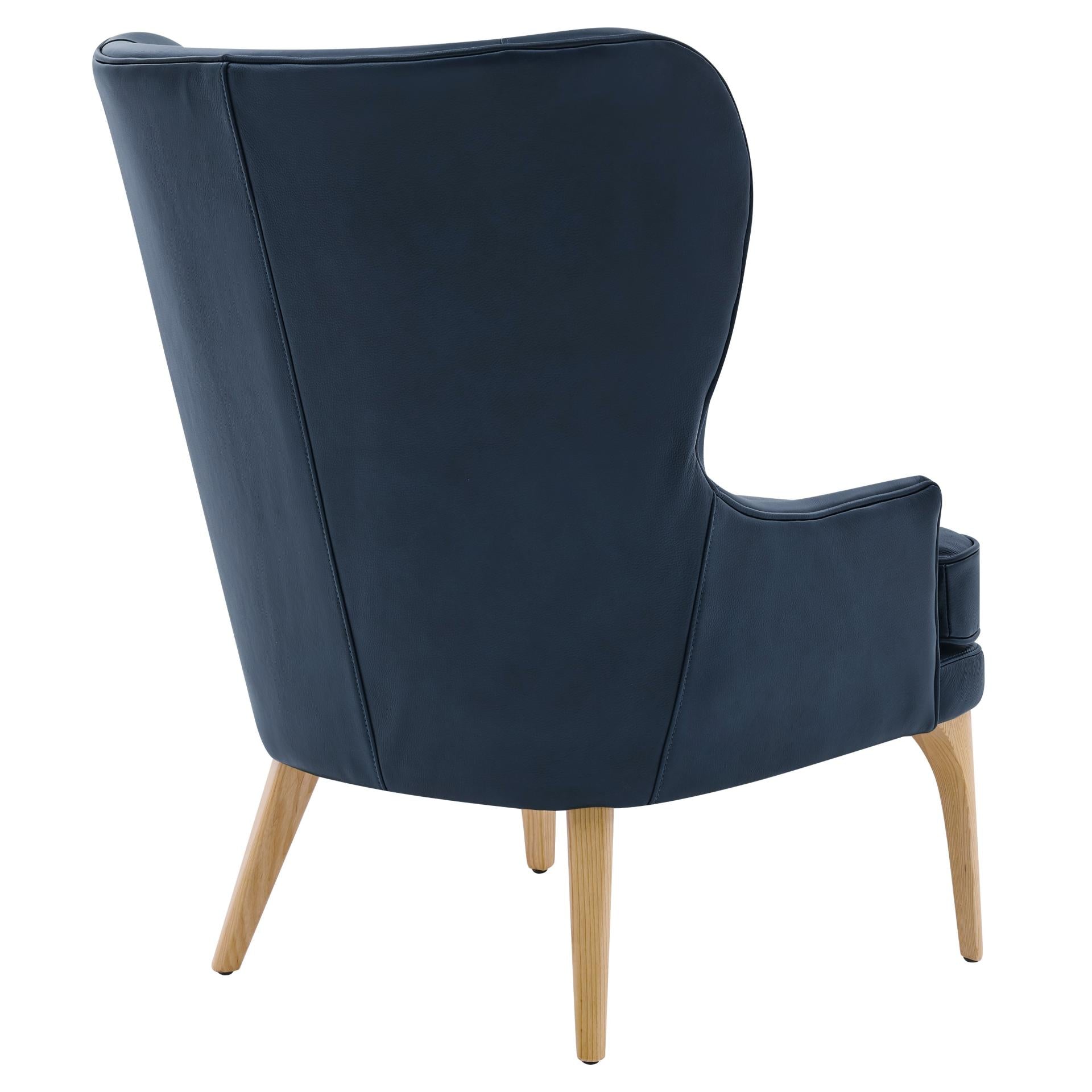 New Pacific Direct Bjorn Top Grain Leather Accent Chair -  1900155-429