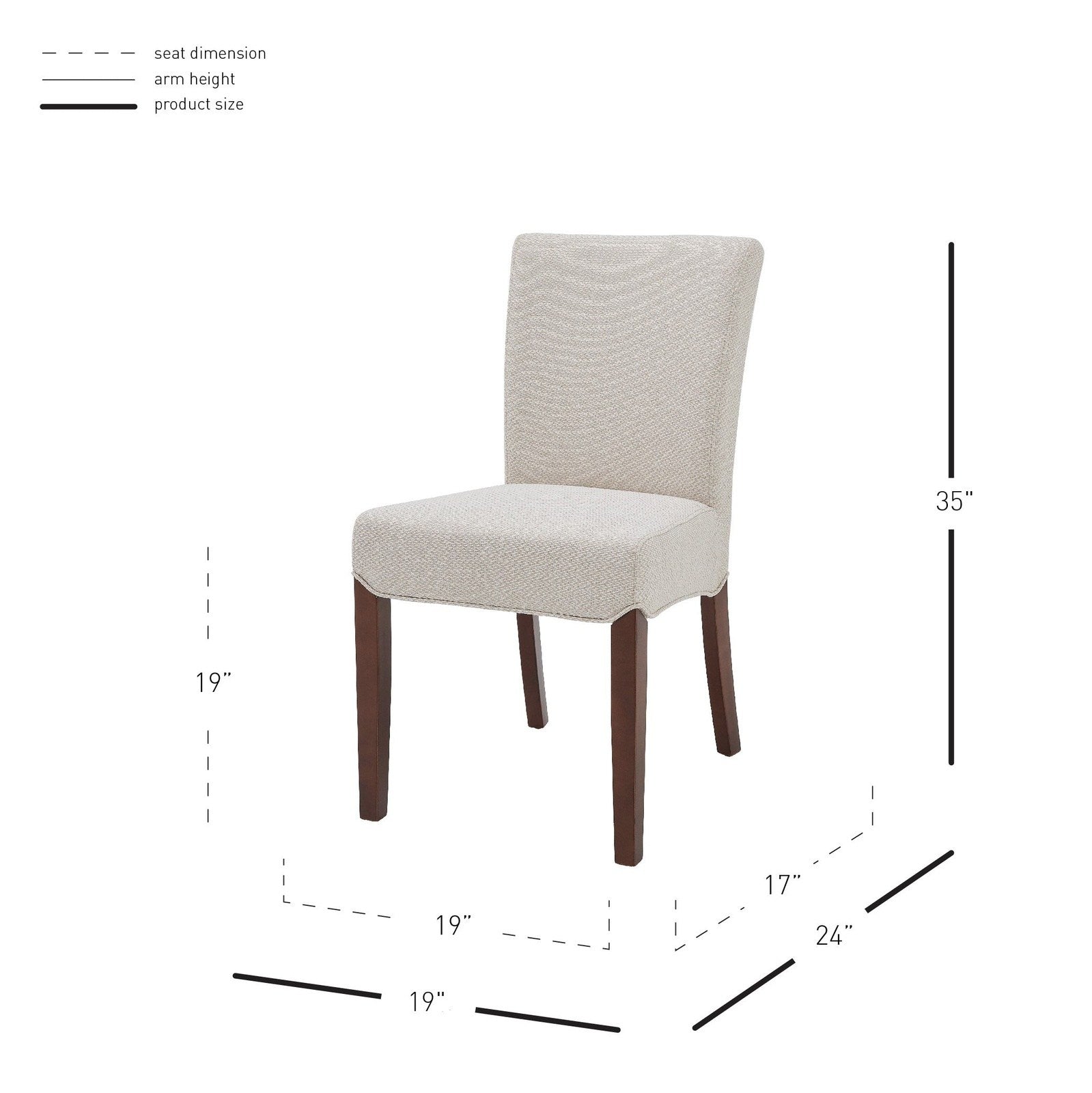 New Pacific Direct Beverly Hills Fabric Chair, (Set of 2) -  1900167-276