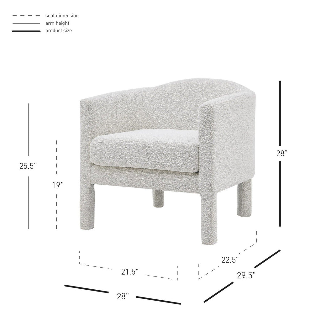 New Pacific Direct Jennifer Fabric Accent Arm Chair  - 1900171-563