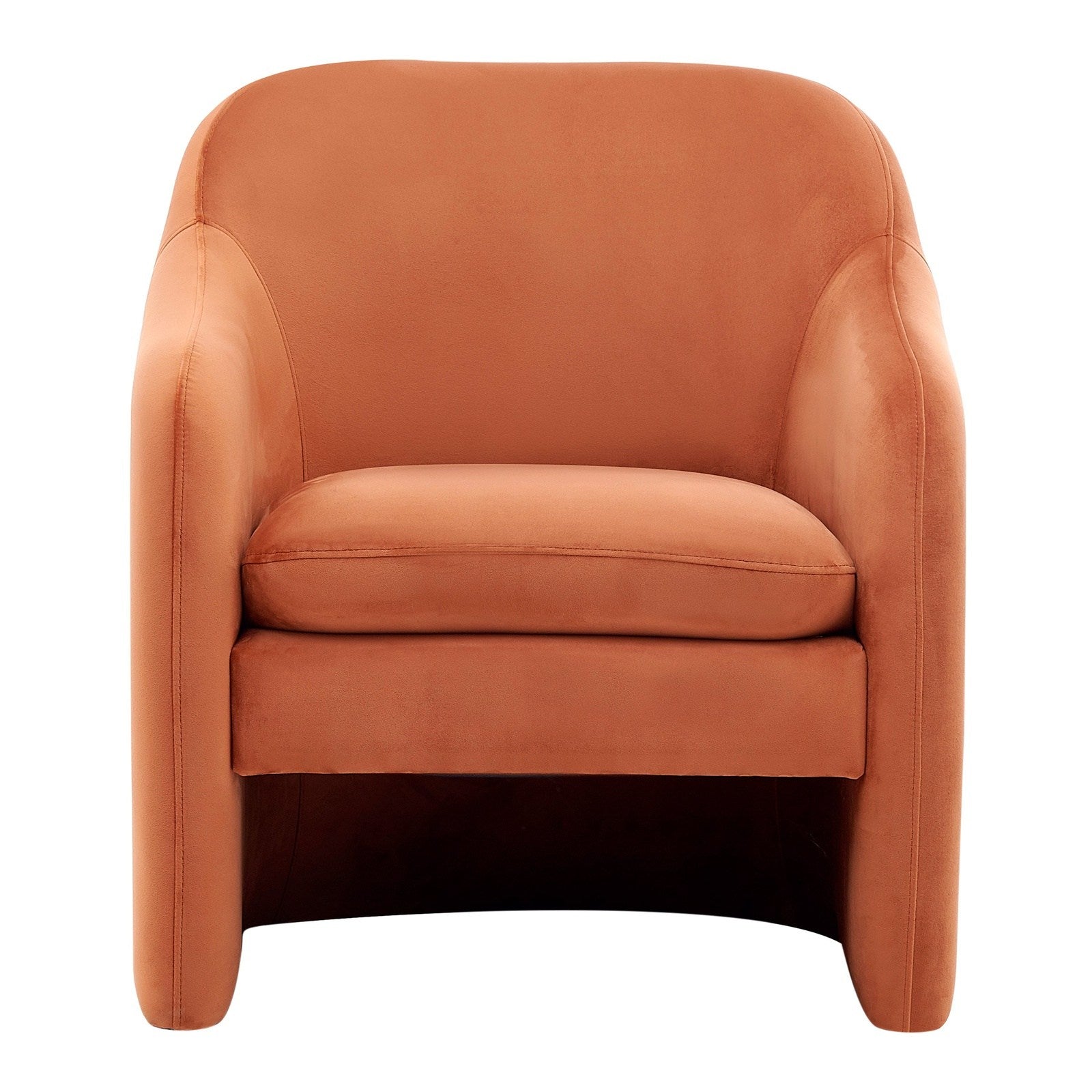 New Pacific Direct Zella Velvet Fabric Accent Arm Chair  - 1900175-565