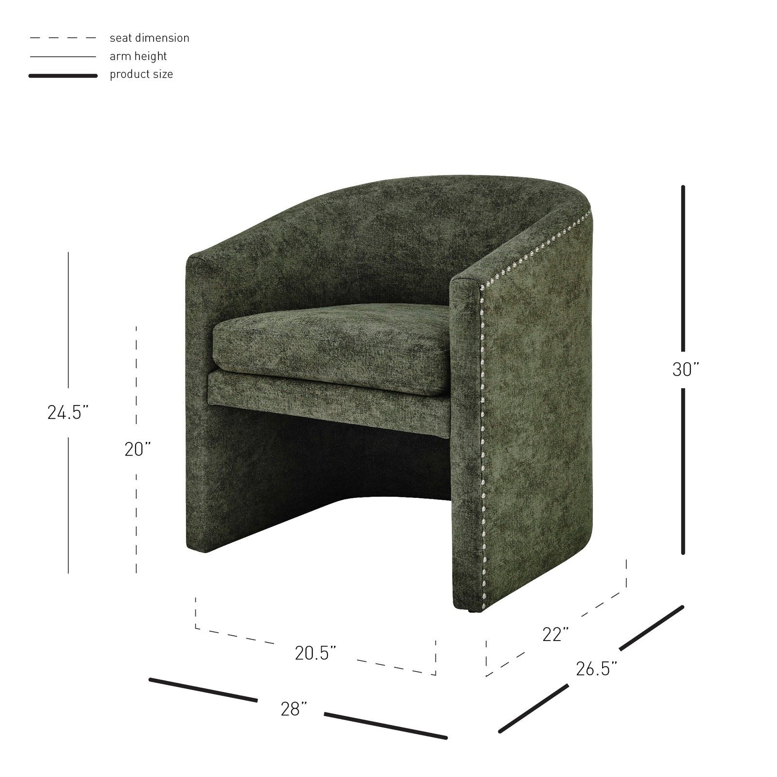 New Pacific Direct Freya Fabric Accent/ Dining Side Chair  - 1900185-562