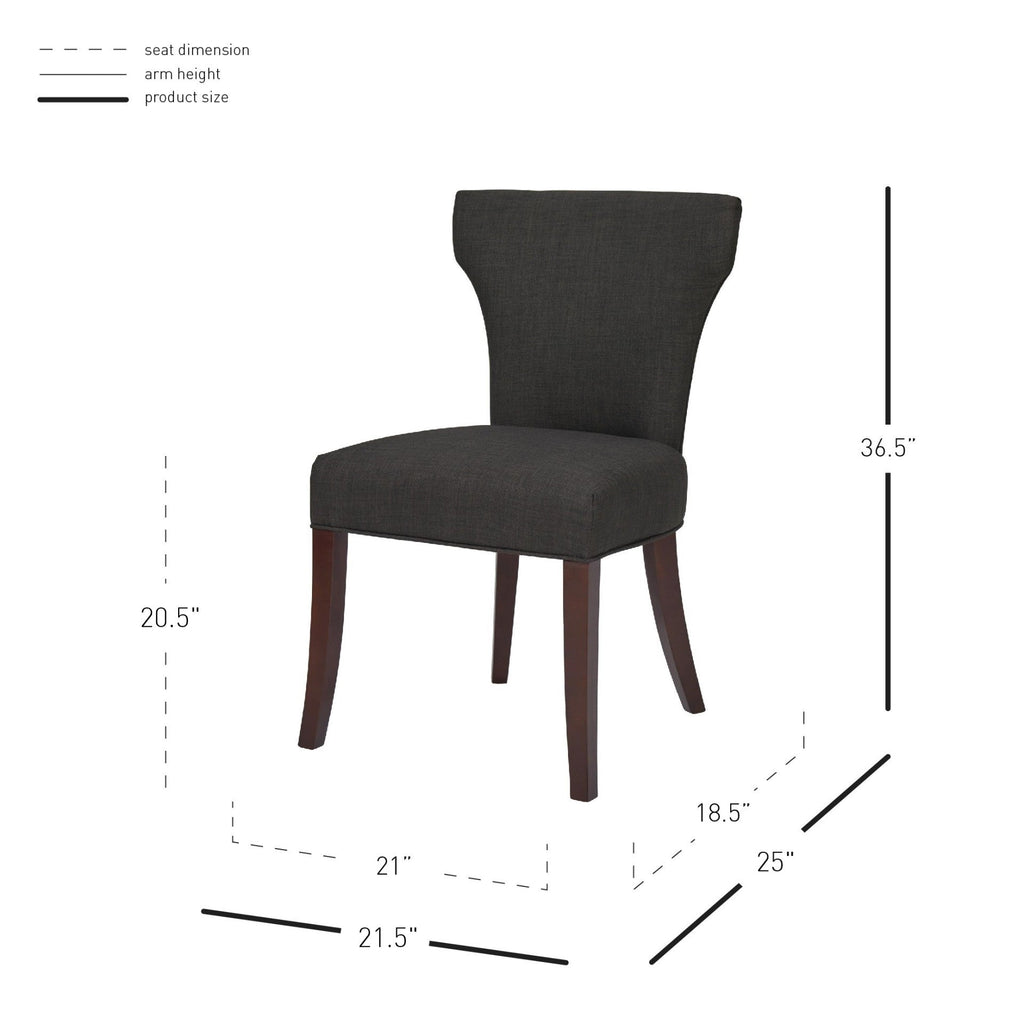 New Pacific Direct Dresden Fabric Dining Chair, (Set of 2) -  198137-HS02