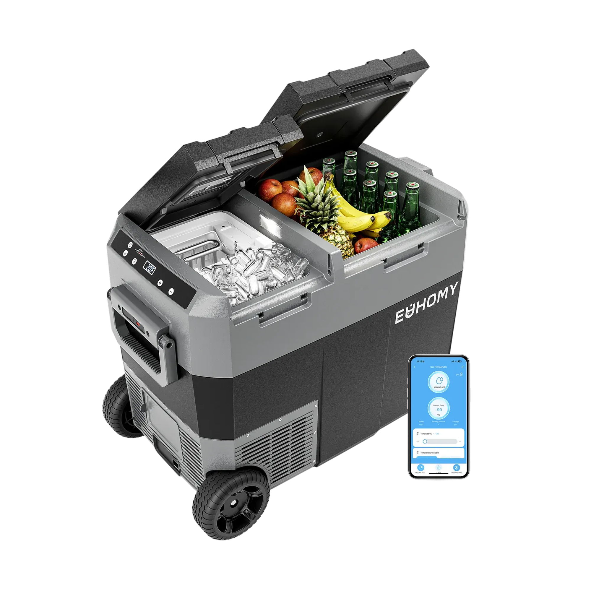 Euhomy 12 Volt Car Refrigerator with Ice Maker