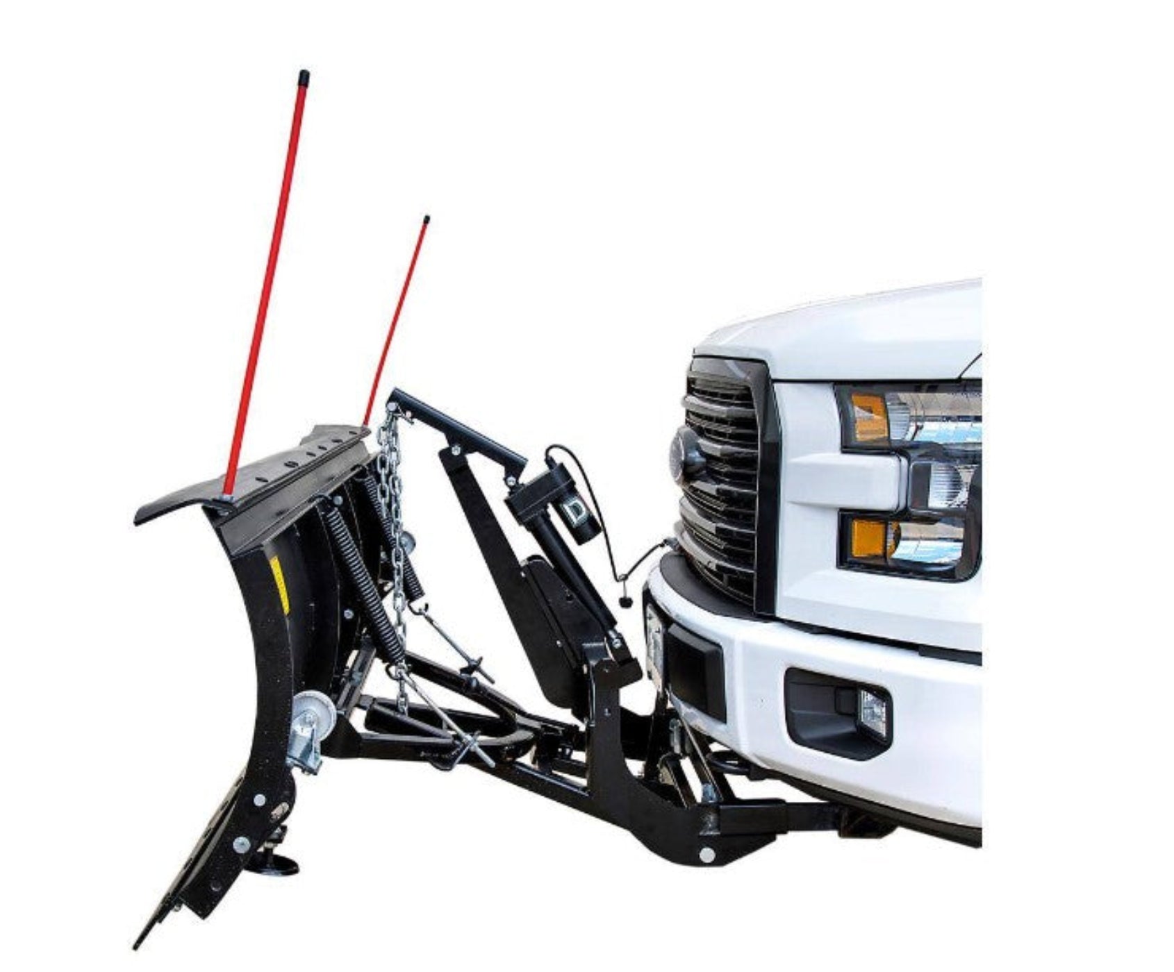 DK2 STOR8422ELT Storm II Elite 84 x 22 in. Custom Mount Snow Plow Kit with Actuator Lift New - STOR8422ELT