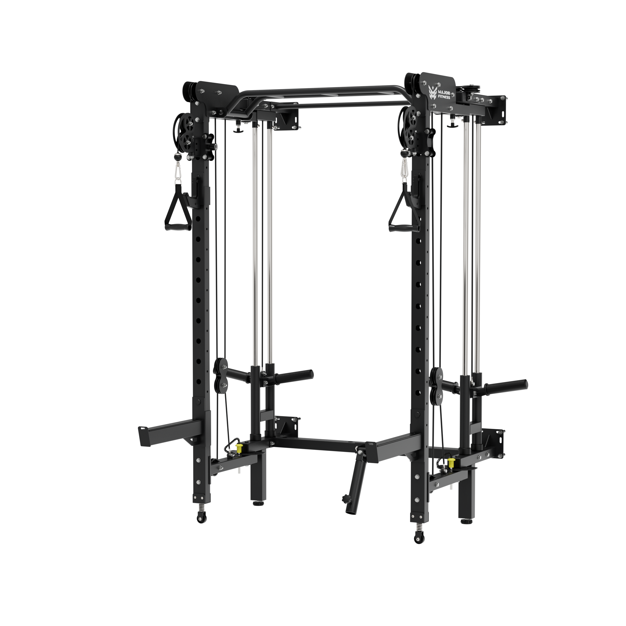 Major Fitness F35 All-In-One Home Gym Wall-Mount Folding Power Rack - F35BL