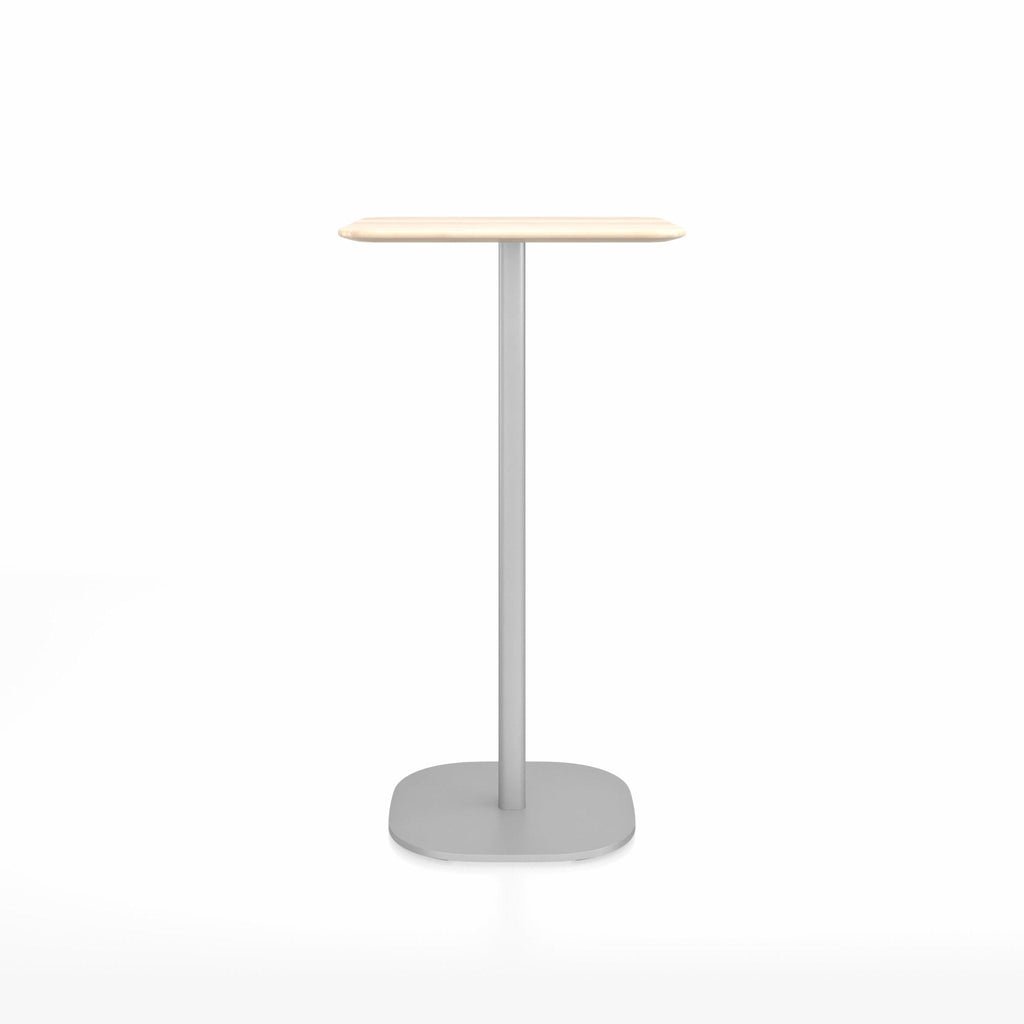 Emeco 2 Inch Bar Table - 24" x 30" Rectangular - 2INCHBT2430FALU