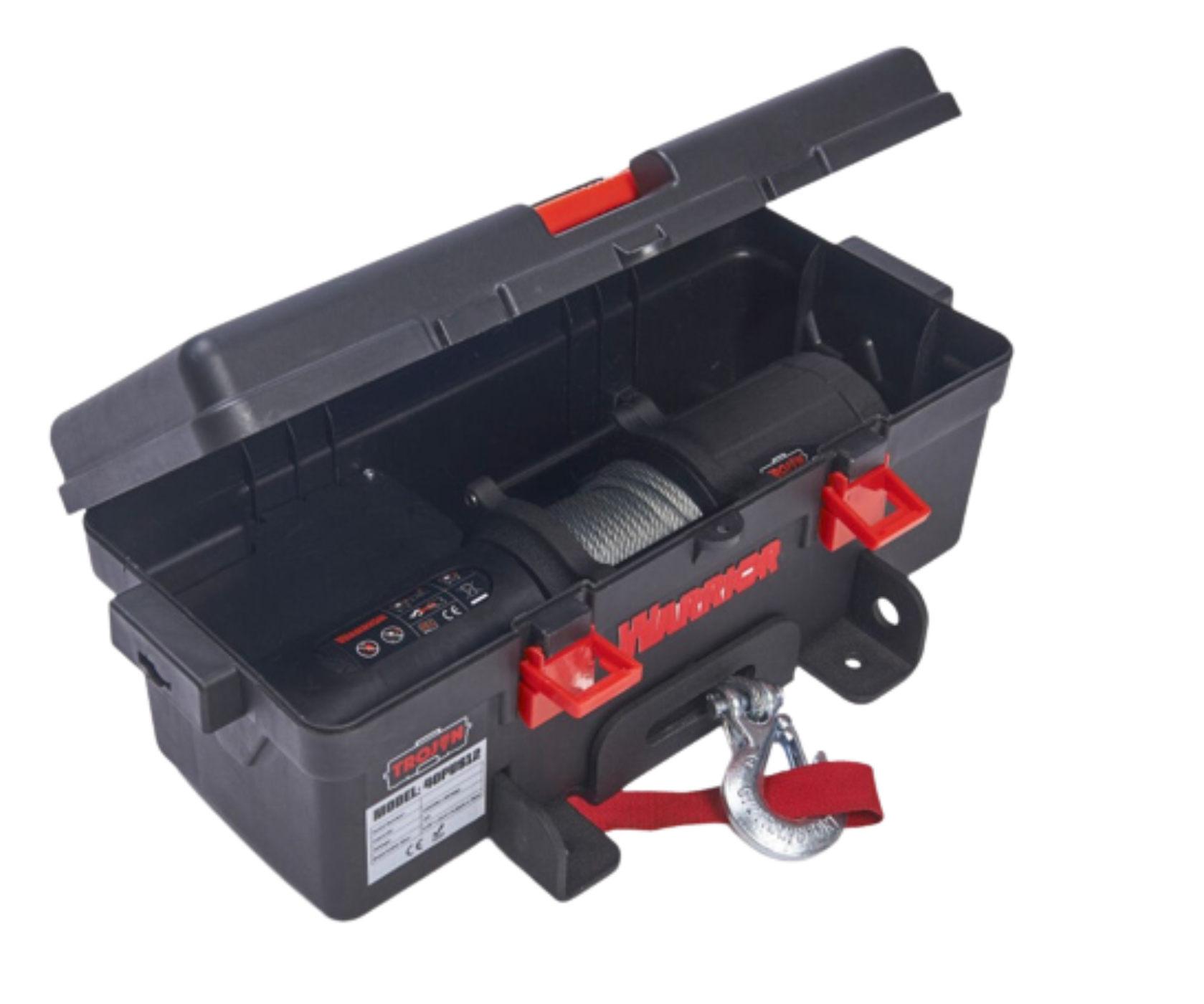 DK2 40PUS12 4,000 lbs. Capacity Warrior Trojan Electric Steel Winch Cable New - 40PUS12