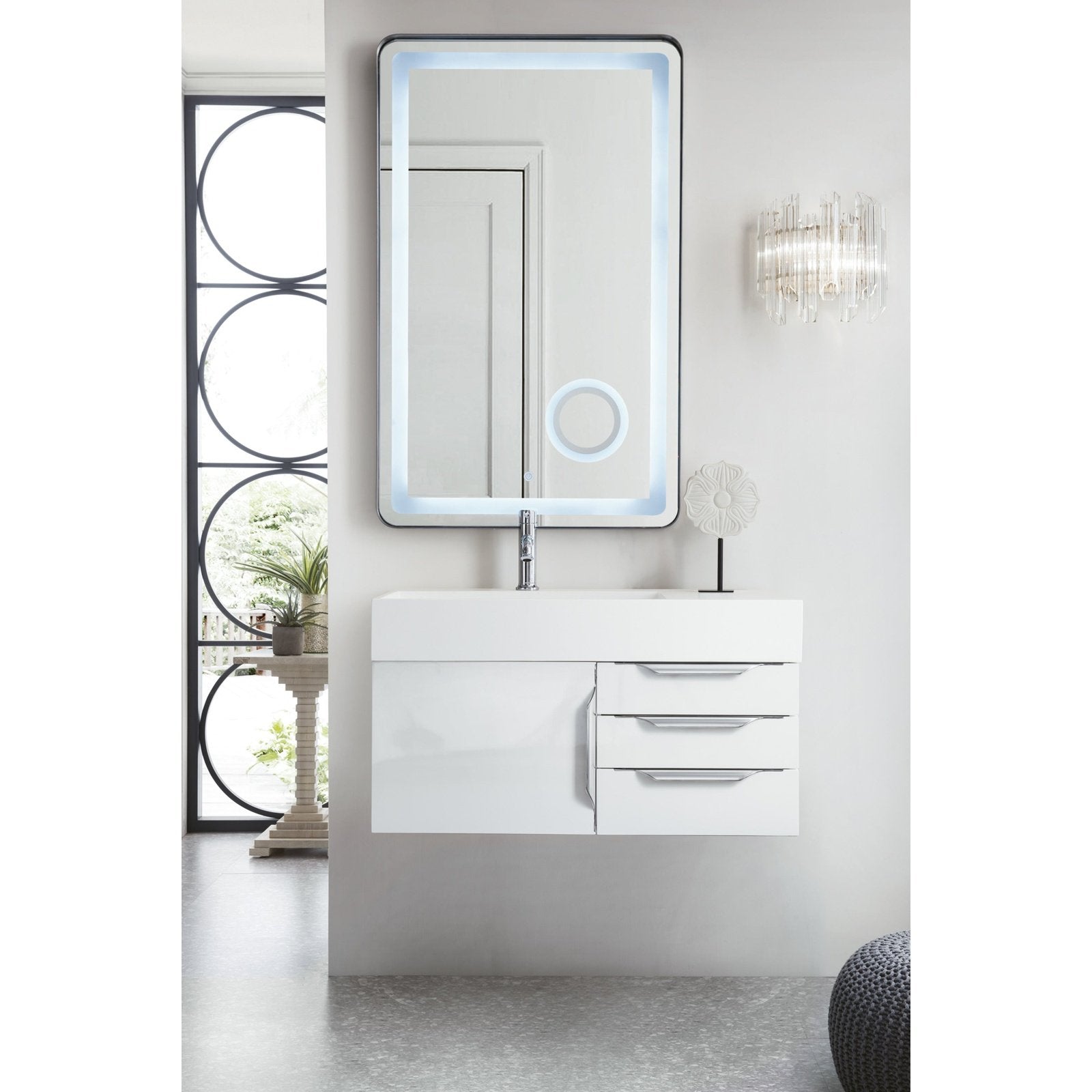 James Martin Vanities Mercer Island 36" Single Vanity - 389-V36-AGR-G-DGG