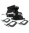 WILTON Holding Strong Kit, Black 746 Mechanic's Vise, & 3 PC. 400 Series C-Clamp Set - WL9-21500K