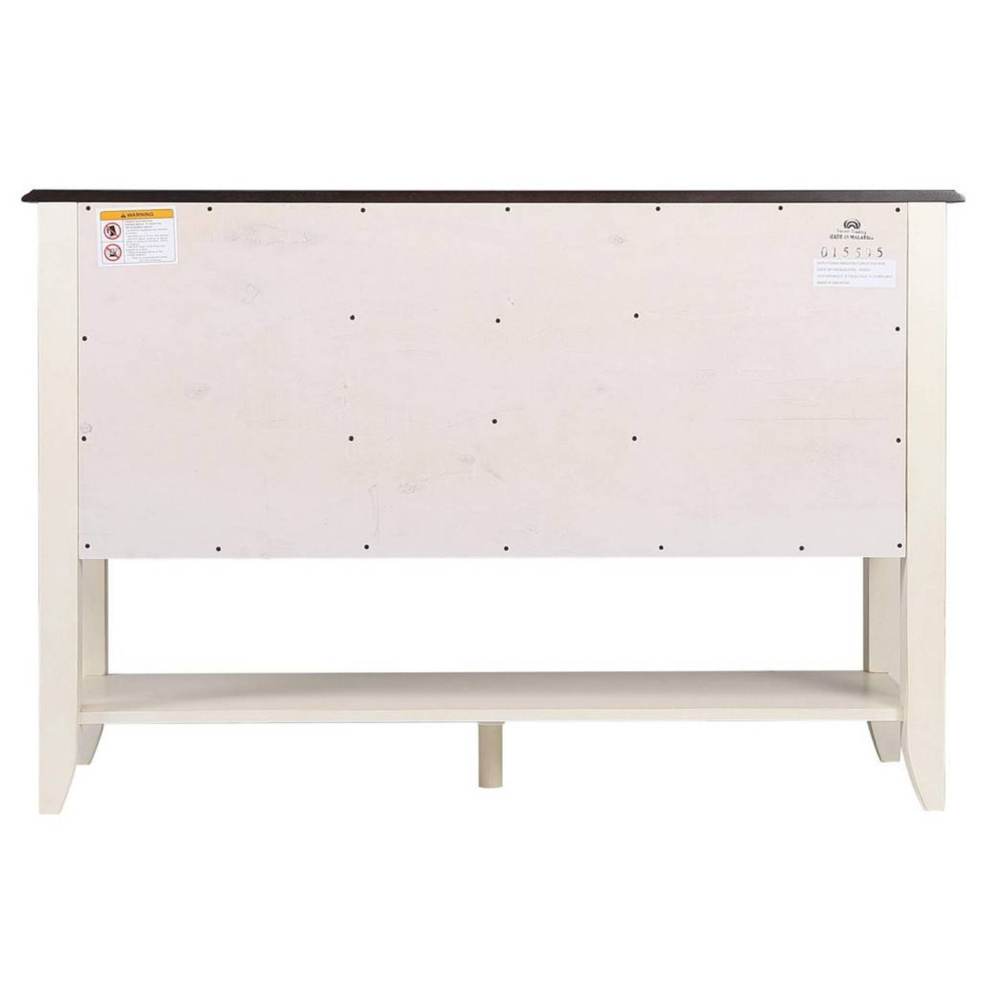 Sunset Trading Andrews Sideboard with Large Display Shelf - DLU-ADW1122-SB-AW