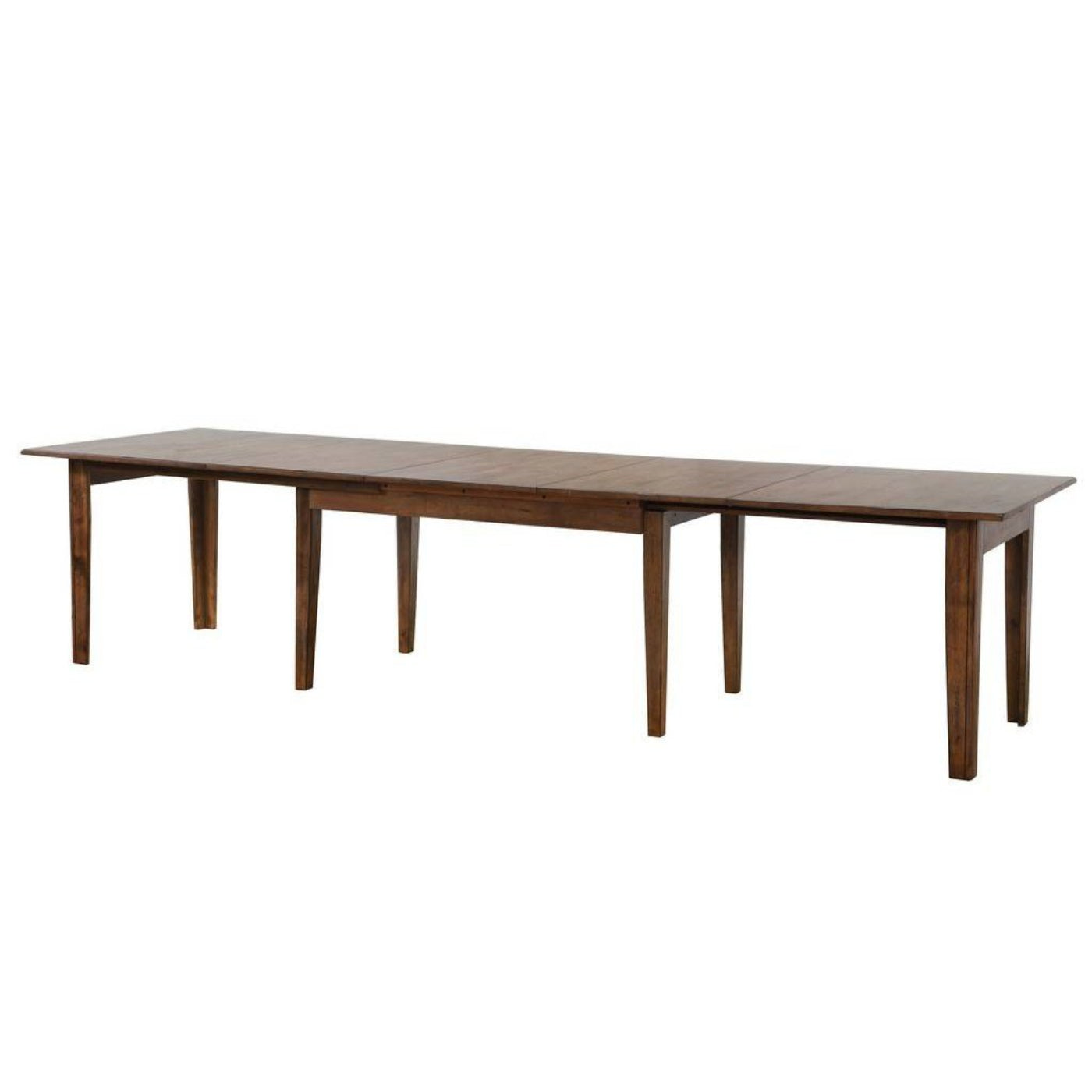 Sunset Trading Simply Brook 10 Piece 134" Rectangular Extendable Table Dining Set | Sideboard | Amish Brown | Seats 12 -  DLU-BR134-AMSB10PC