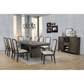 Sunset Trading Cali 10 Piece 96" Rectangular Extendable Dining Table Set - DLU-CA113-8C-SR10PC
