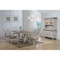 Sunset Trading Country Grove 8 Piece 96" Oval Double Pedestal Extendable Dining Table Set - DLU-CG4296-30AGOBH8