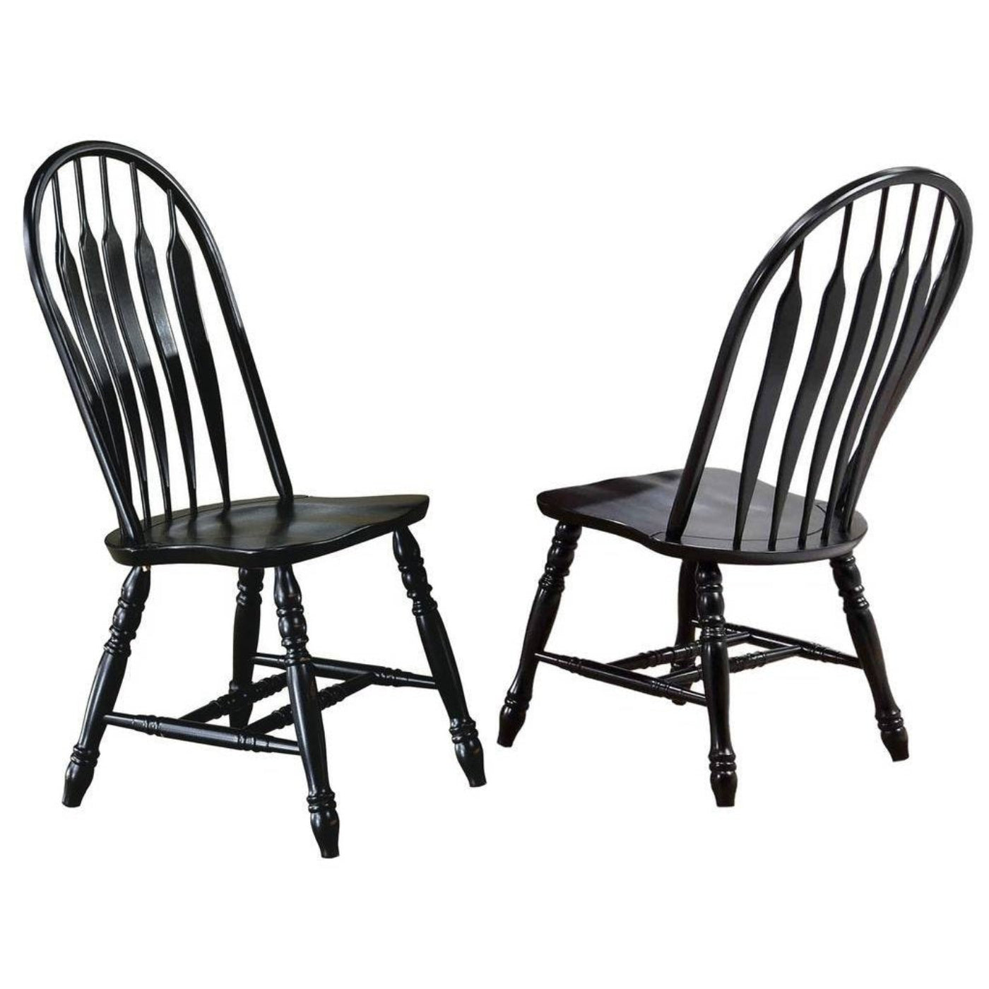 Sunset Trading Black Cherry Selections 5 Piece 66" Oval Extendable Pedestal Dining Set -