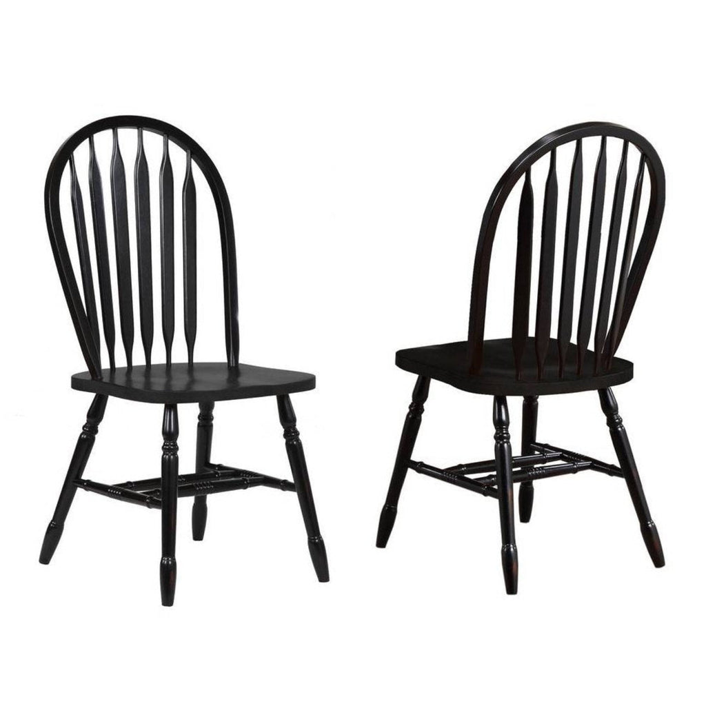Sunset Trading Black Cherry Selections 5 Piece 72" Rectangular Drop Leaf Extendable Dining Set - DLU-TDX3472-820-AB5PC