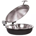 Spring USA 2382-8/36 Seasons Buffet Server, Sauteuse, Titanium w/Chrome Accents, 15 1-4" - SP2382836