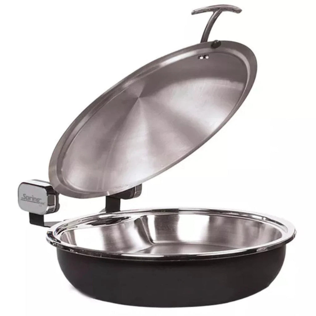 Spring USA 2382-88/36 Titanium Seasons Induction Sauteuse Chafing Dish w/ Black Pearl Accents - SP23828836