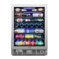 KOOLMORE 23.4 in. Stainless Steel, Glass-Door Built-In Refrigerator and Beverage Cooler, 5 Cu. ft. -  KMBIR5CGD