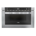 KOOLMORE 24 in. Stainless-Steel Microwave Drawer, Wall-Mounted with Flat Bottom,1.2 Cu. Ft.  - KMMD1SS