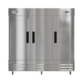 KOOLMORE 80 in. Three Door Commercial Reach In Refrigerator 72 cu. ft.  - RIR-3D-SS