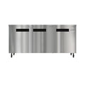 KOOLMORE KMUCR3DSS 72 in. Three Door Commercial Undercounter Refrigerator 18 cu. ft.  - KM-UCR-3DSS
