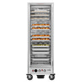 KOOLMORE 33 in. Commercial Insulated Heated Holding/Proofing Cabinet with Glass Door and Wire Racks in Silver - KMCHP36WIGL