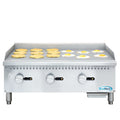 KOOLMORE 36 in. Natural Gas 3-Burner Griddle with 90,000 BTU in Stainless-Steel - KMGG336M