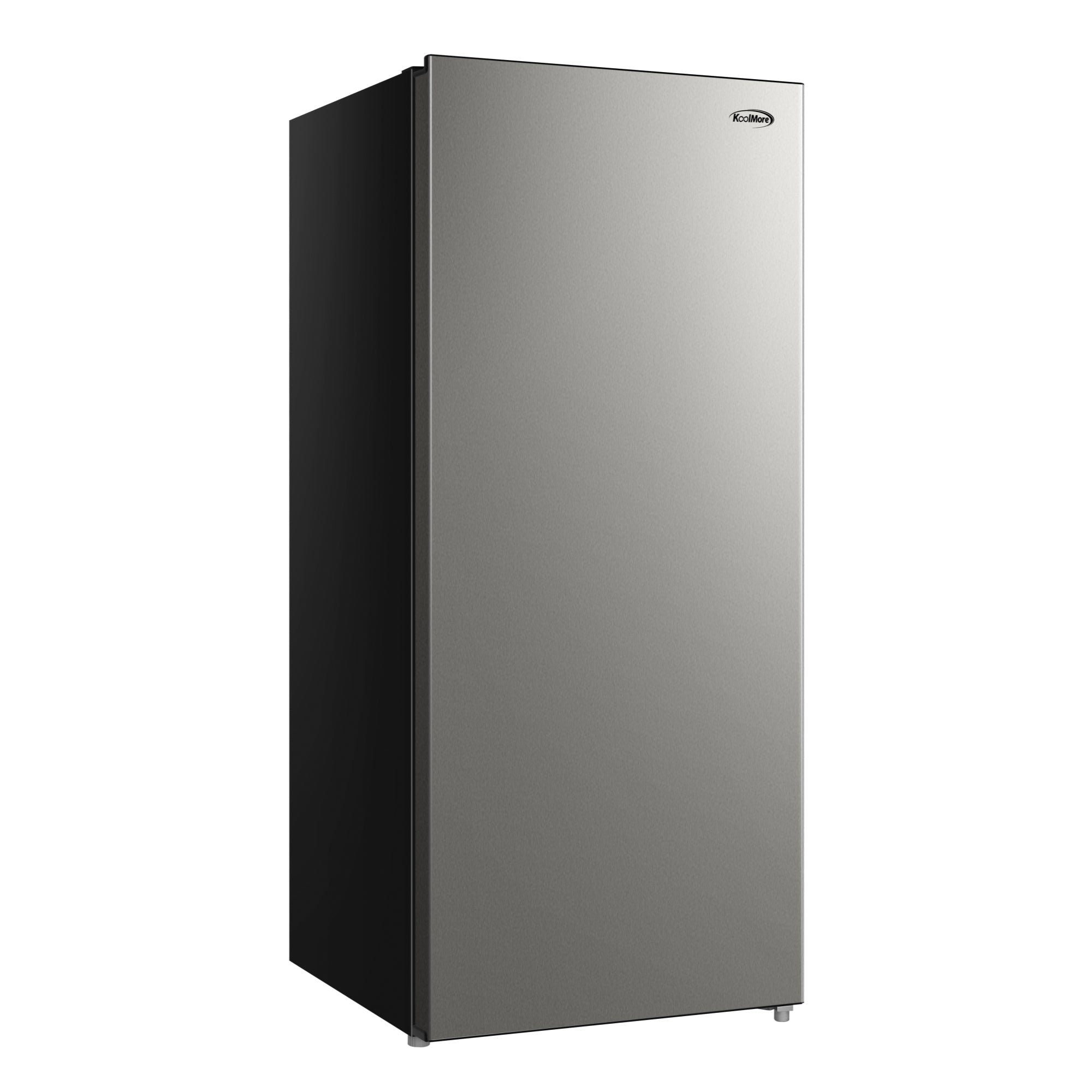 KOOLMORE 7 Cu. Ft. Garage Ready Convertible Upright Manual Defrost Freezer/Refrigerator in Stainless Steel  - KM-RUF-7S-SS