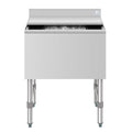 KOOLMORE KMUIB1824 24 in. Commercial Underbar Ice Bin with Siding Lid in Stainless Steel  - KM-UIB-1824