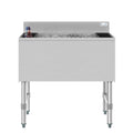 KOOLMORE KMUIB1830 30 in. Commercial Underbar Ice Bin with Siding Lid in Stainless Steel  - KM-UIB-1830