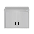 KOOLMORE KMWMC1536S 36 in. Kitchen Wall Cabinet with Hinged Doors and 2 shelves in Stainless-Steel  - KM-WMC-1536-S